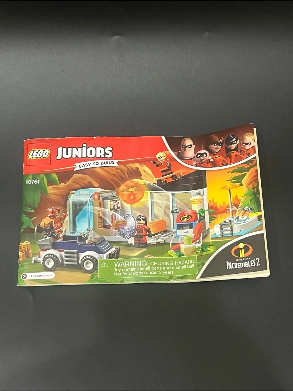 LEGO Juniors 10761 Incredibles 2 The Great Home Escape 178 Pcs - Open Box